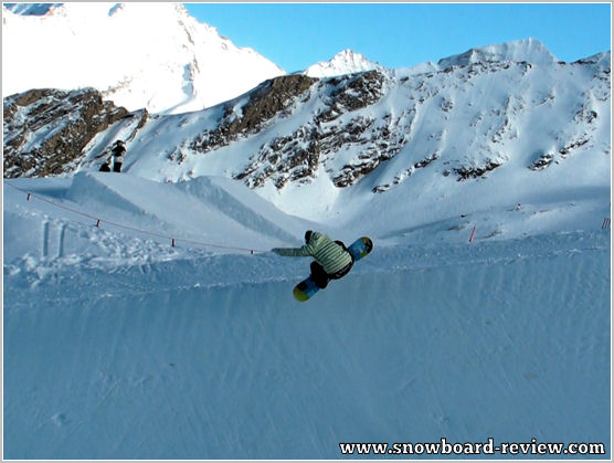 He might spend most of his time thinking up bonkers technology, but Joerg can still get out of an Icy Superpipe