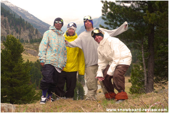 The Snowboard-Review.com test team 2010/11