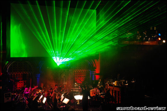 Cinematic laser powered extravaganza courtesy of UNKLE