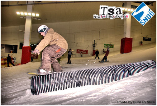 Backside boardslide on the Signal Park