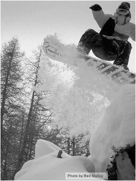 Even gnarly and mean snowboards like the Rossignol One like soft things like pillows! Tom enjoys the One's stiff tail.